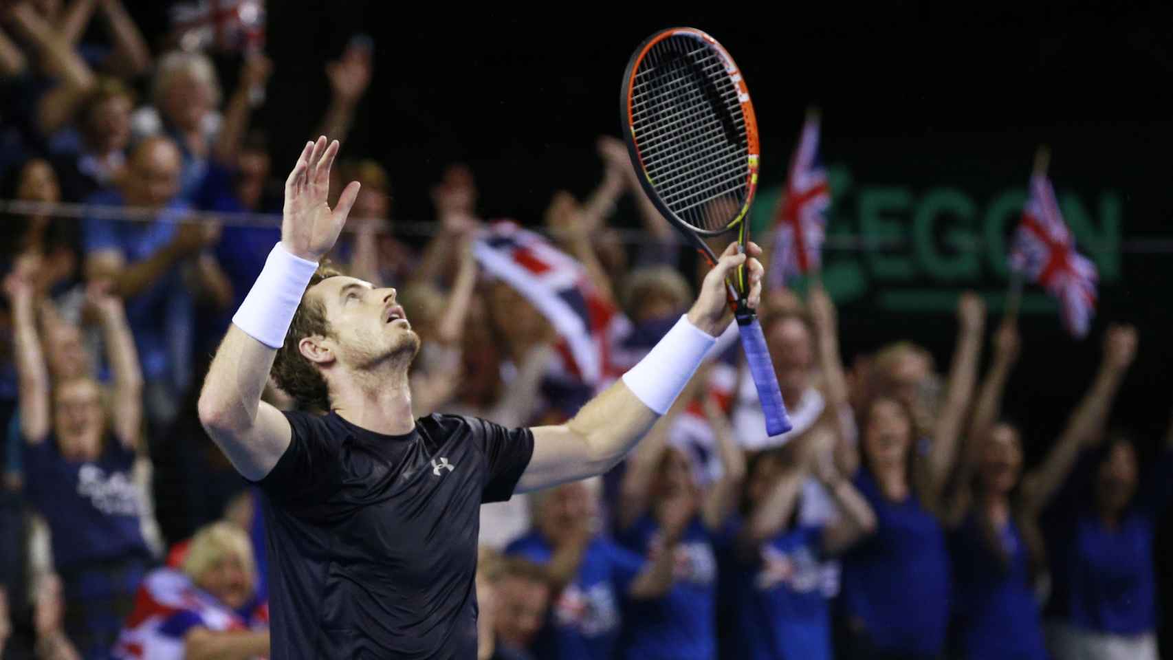 Murray, en la Copa Davis / Reuters