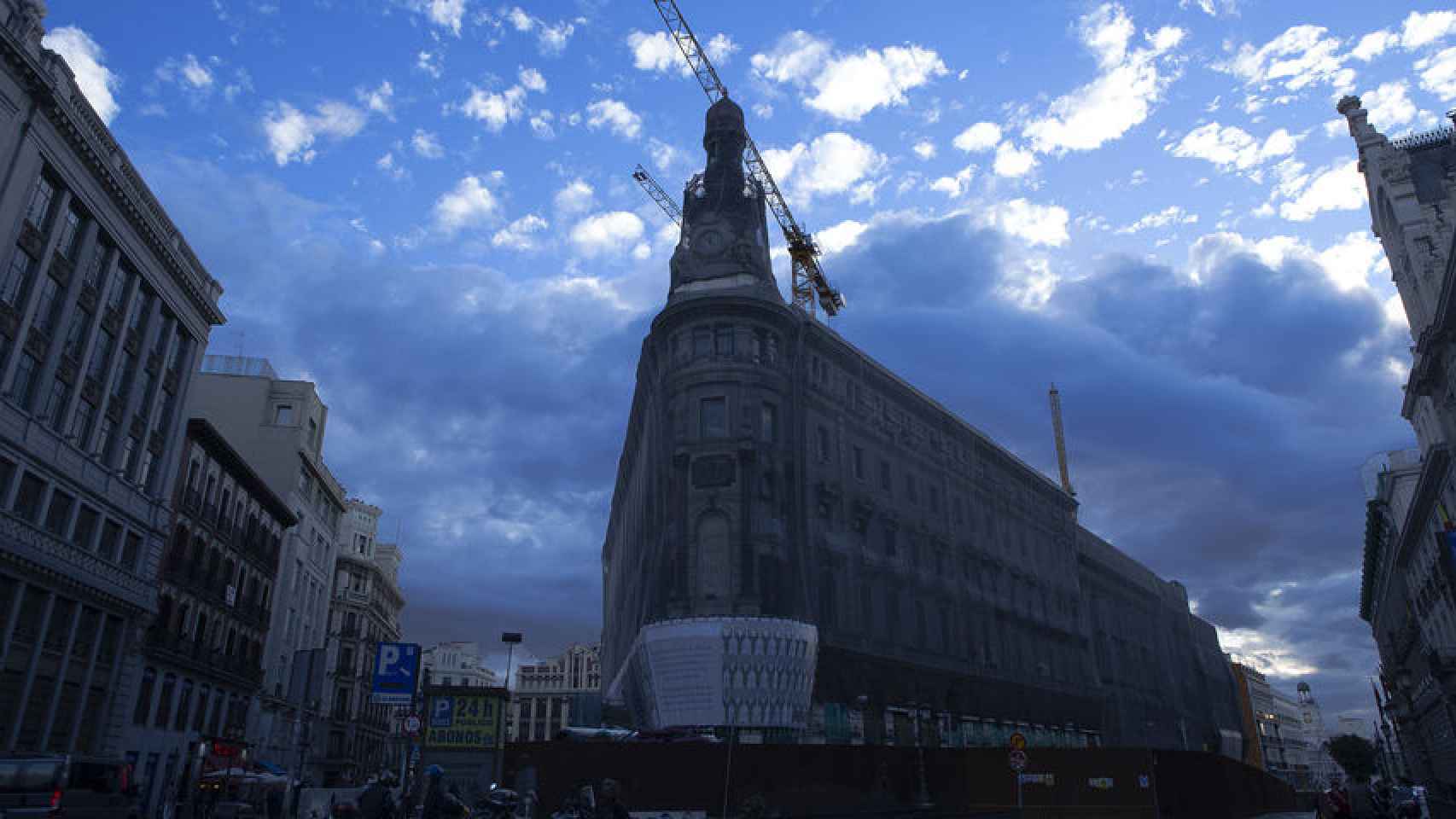 Fachada del complejo Canalejas en Madrid