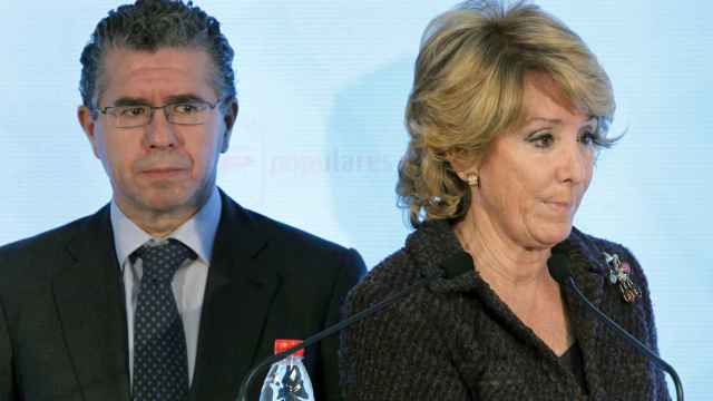 Granados y Aguirre, tras un comité de dirección del PP madrileño en 2010