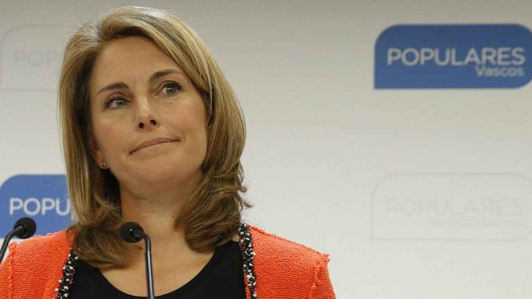 La presidenta del PP del País Vasco, Arantza Quiroga, ha comunicado hoy su decisión de dimitir