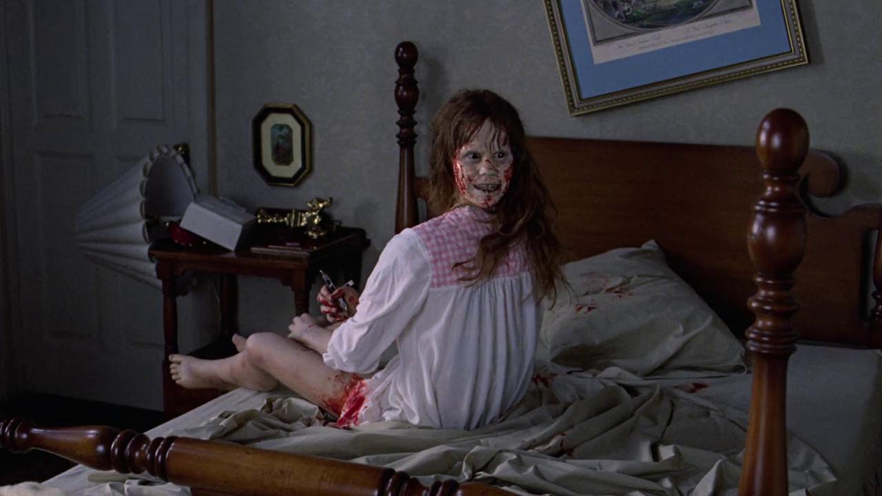 Un fotograma de la película El exorcista (1973).