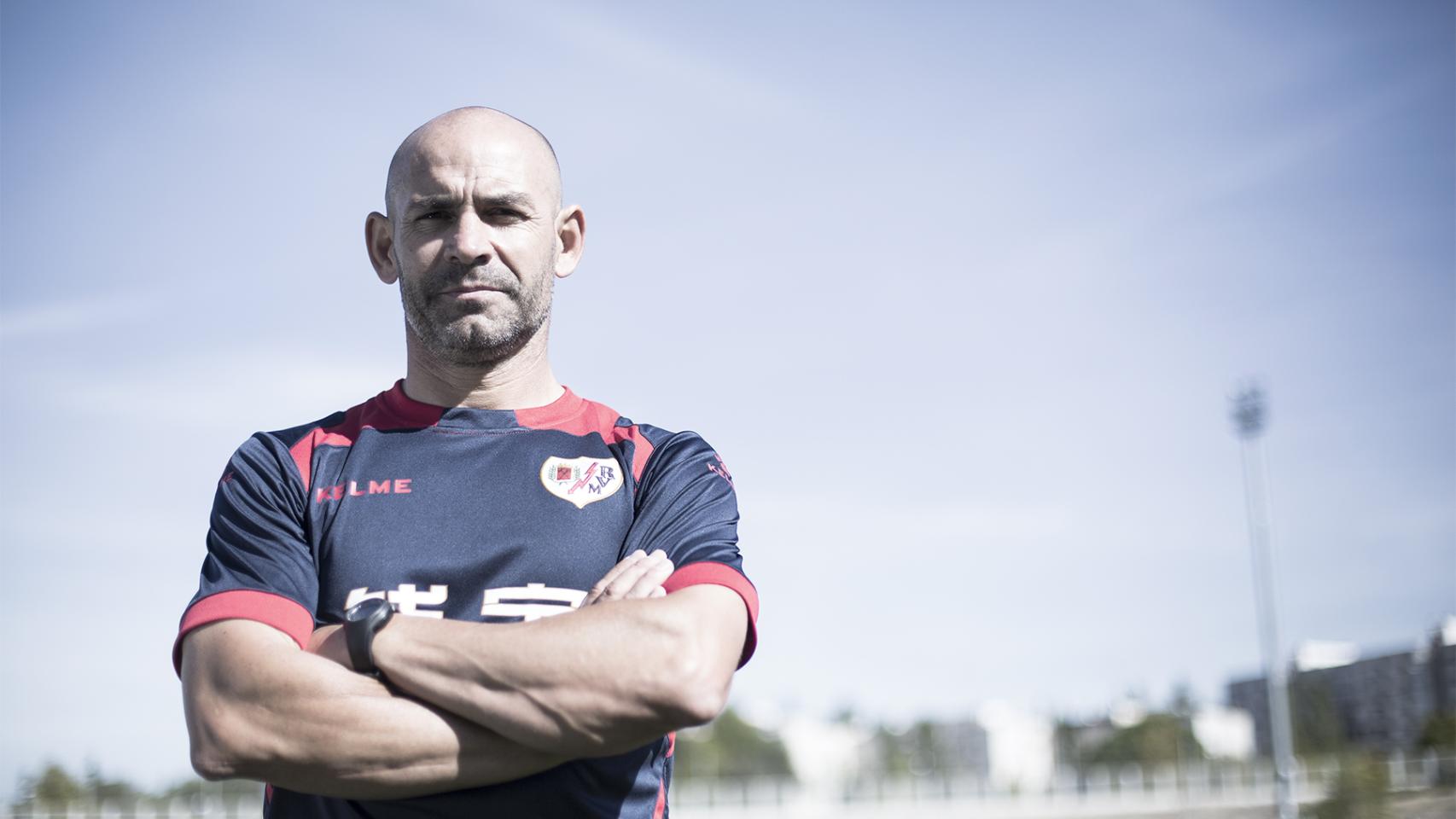 Paco Jémez, durante su etapa como entrenador del Rayo Vallecano.