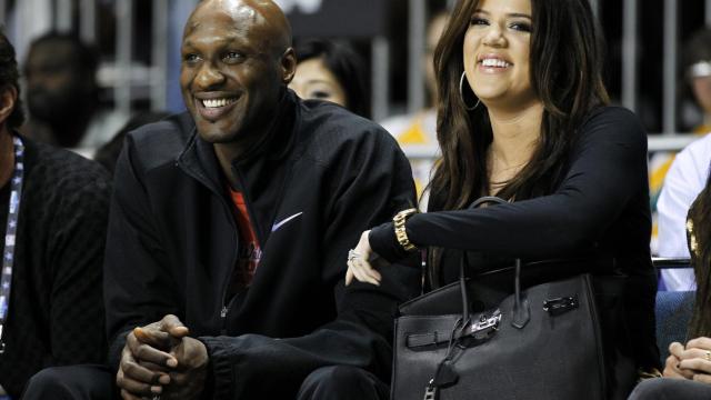 La tercera del clan Kardashian, junto a Lamar Odom.