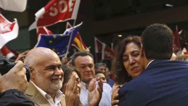 Irene Lozano en su primer acto como candidata del PSOE.