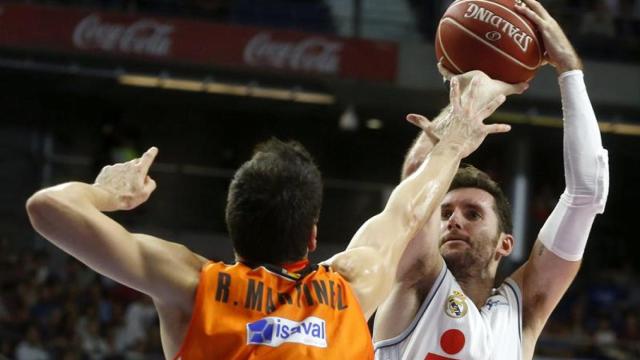 Rudy Fernández durante un partido de la ACB.