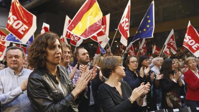 La ex de UPyD en el acto de presentación de los candidatos socialistas.