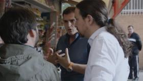 Albert Rivera y Pablo Iglesias hablan sobre las licencias TDT y el caso Cintora