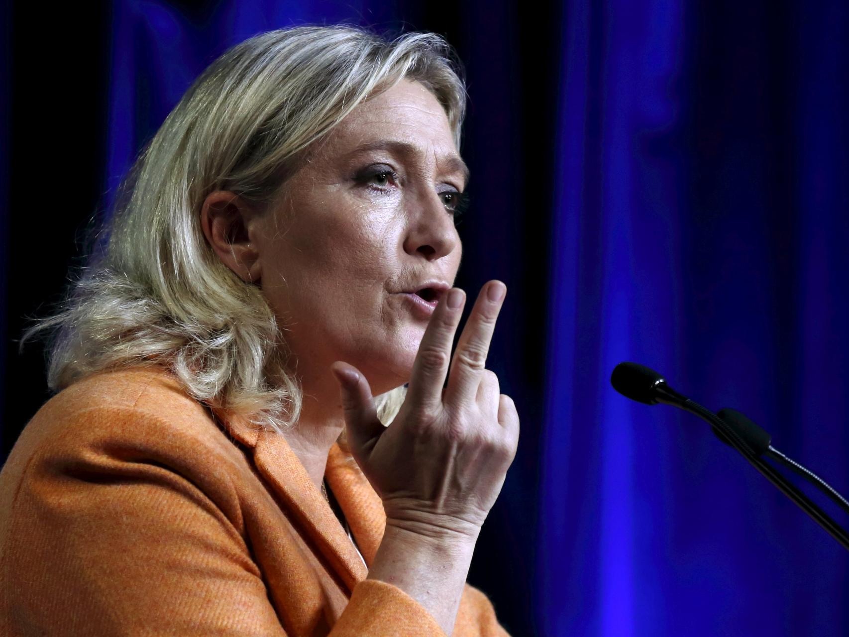 La líder del Frente Nacional galo, Marine Le Pen.