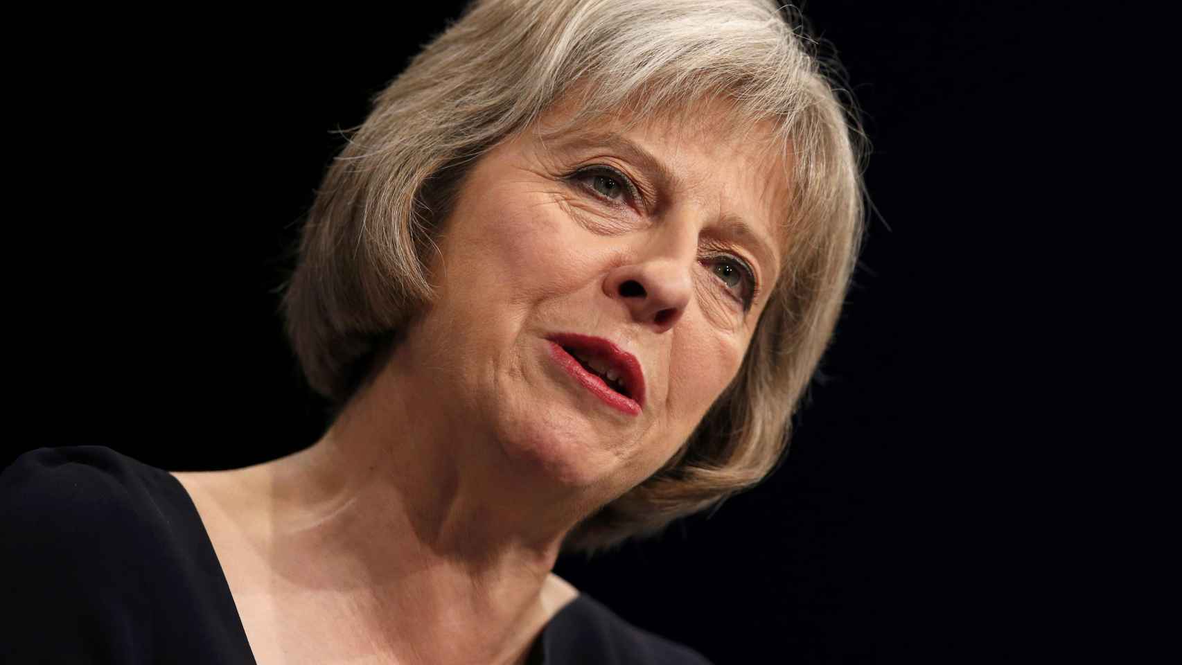 La ministra de Interior británica, Theresa May, ha mantenido un perfil bajo.
