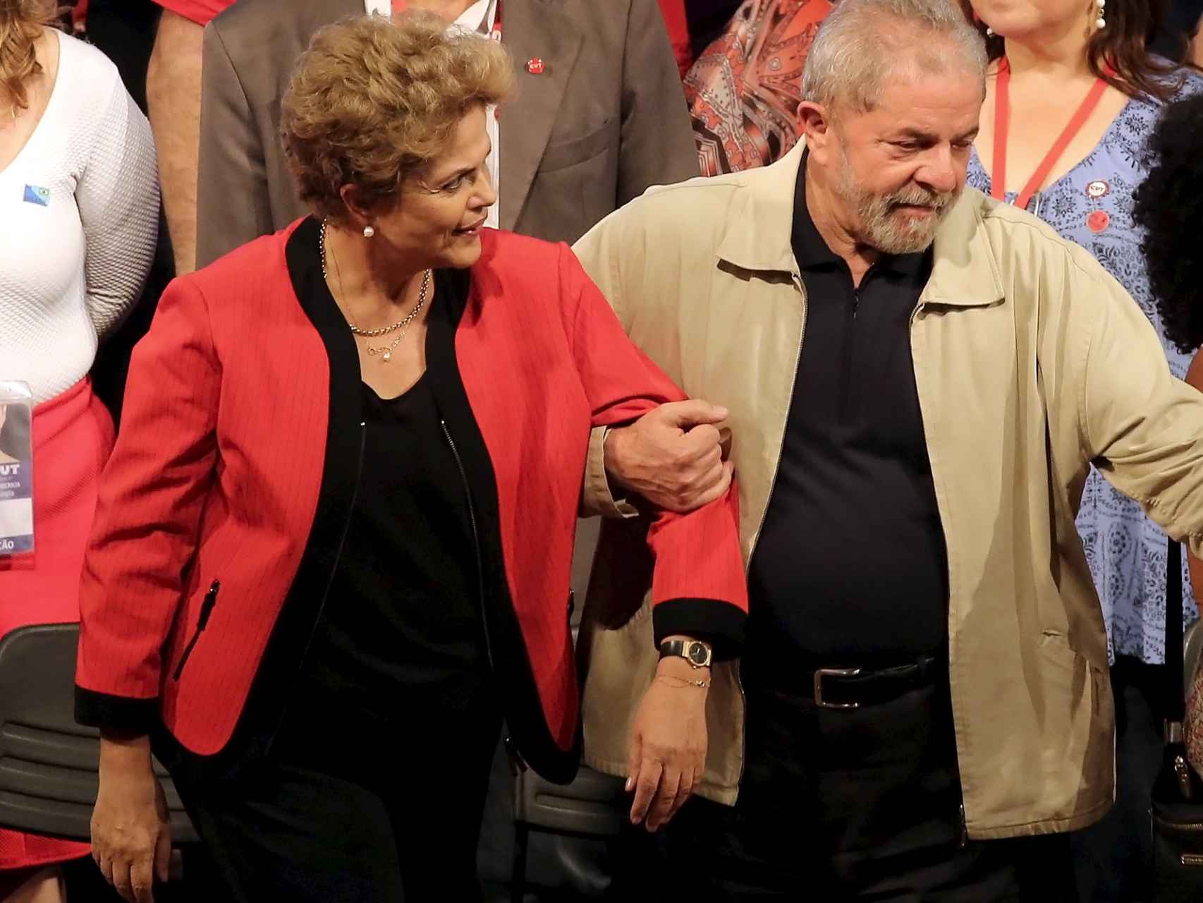 Dilma Roussef y Lula Da Silva, salpicados por el escándalo Petrobras.