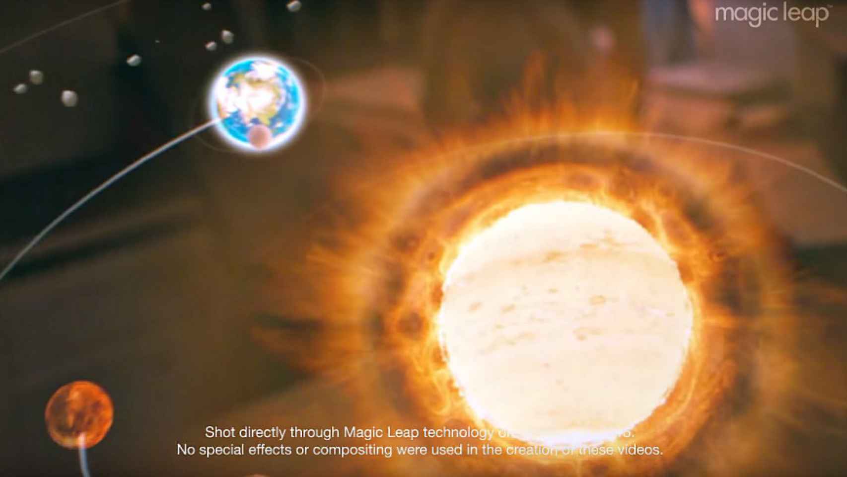 Magic Leap vuelve a sorprender con un video sin retocar de su realidad aumentada