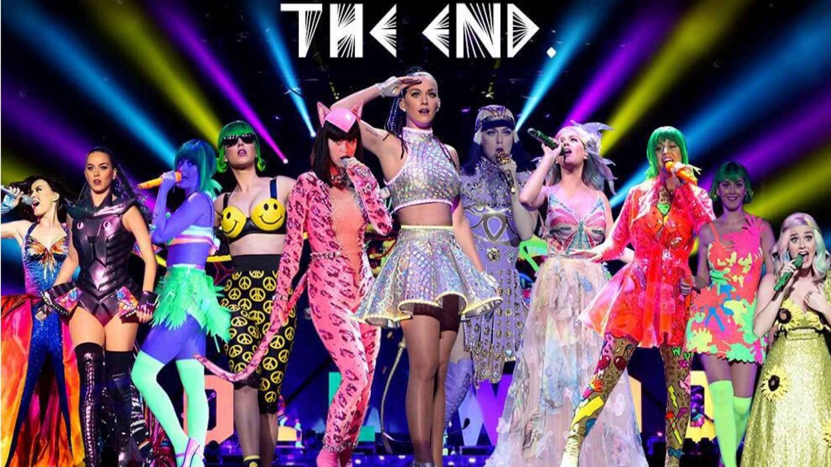 Katy Perry disfrazada en su recién finalizada gira
