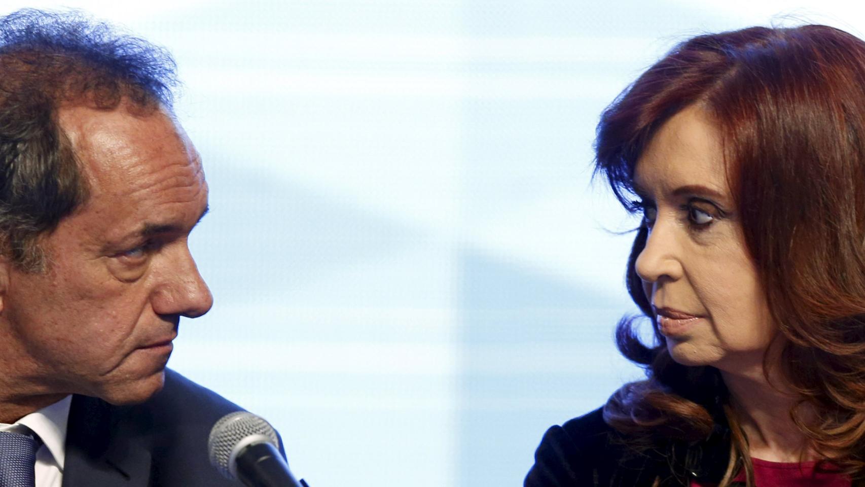 Cristina Kirchner y Daniel Scioli, el kirchnerista 'impuro'.