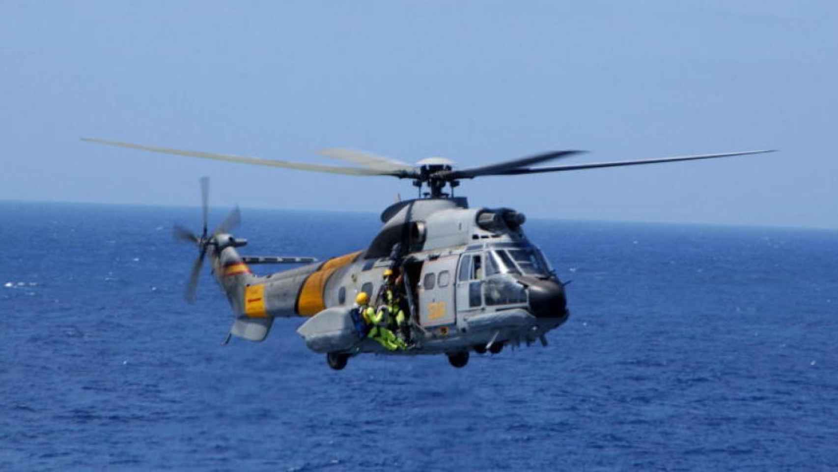 Un helicóptero del SAR
