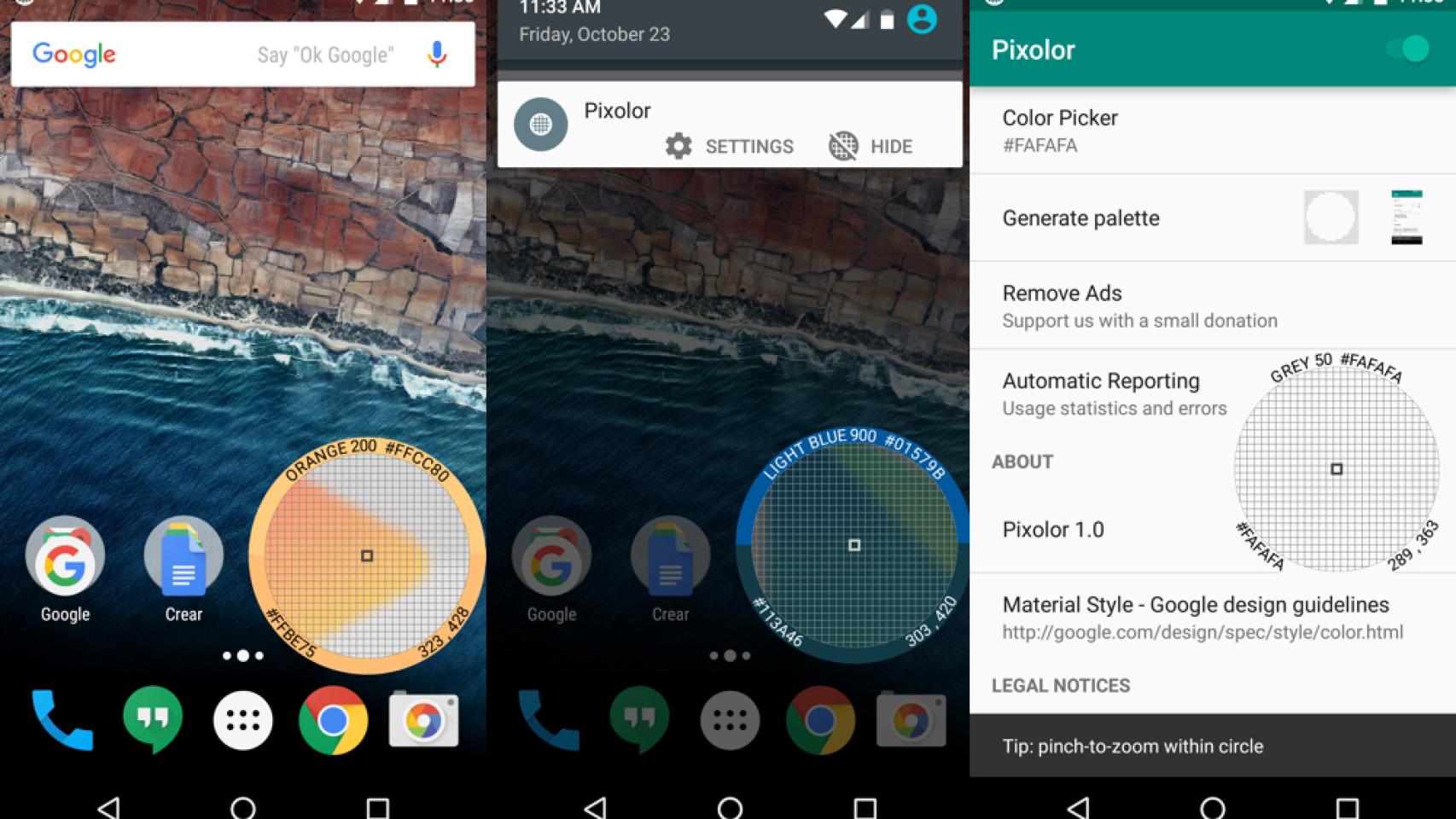 Pixolor, la app para conocer los detalles de cualquier pixel de tu Android