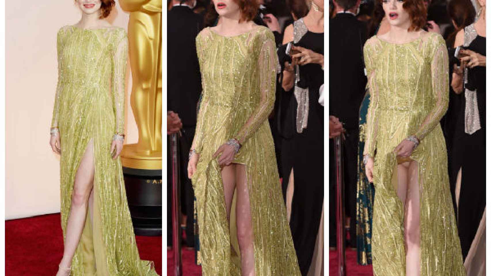 Emma Stone en los Oscars de 2015