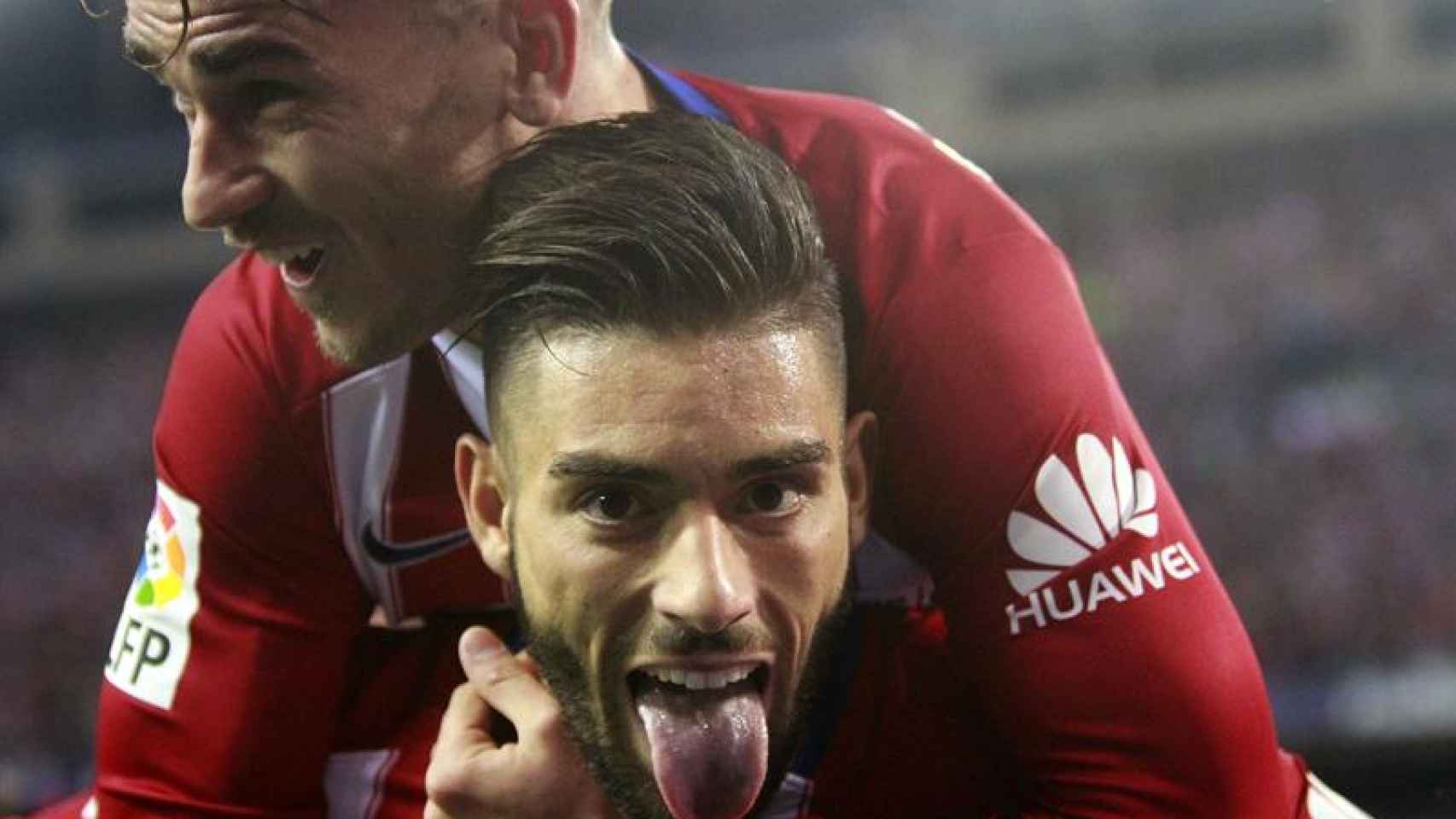 Carrasco celebra el segundo gol del Atlético / EFE
