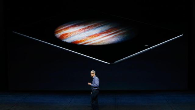 Tim Cook, en la presentación del iPad Pro