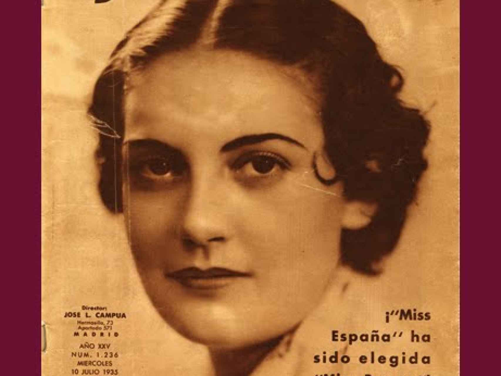 Alicia Navarro fue portada de todas las revistas de la época