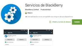 Varias aplicaciones de BlackBerry Priv, publicadas en PlayStore