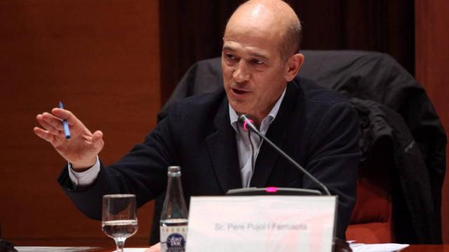 Pere Pujol Ferrusola durante su comparecencia en la comisión de investigación del fraude fiscal del Parlament.