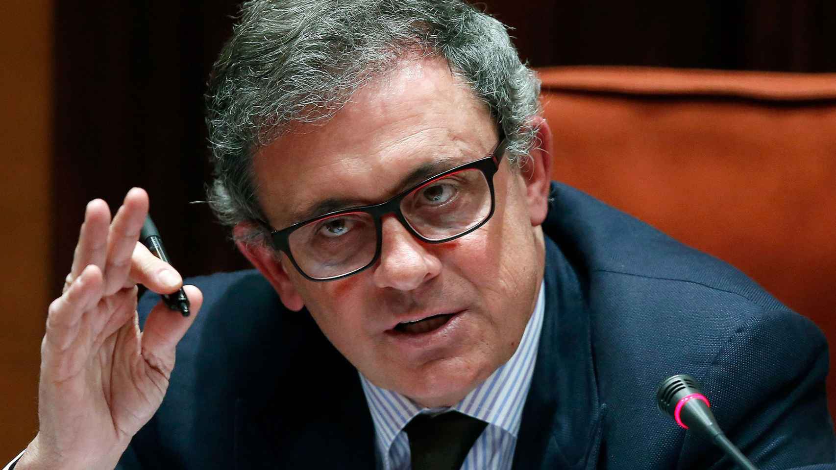 Jordi Pujol Ferrusola en la comisión de investigación del Parlament.