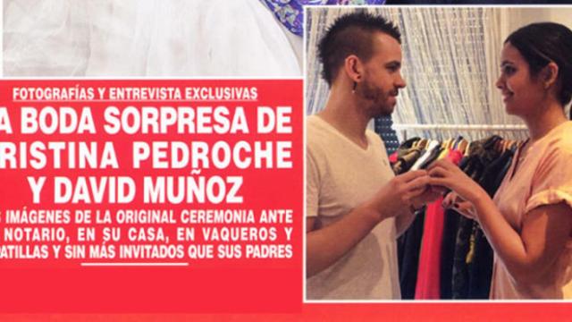 Pedroche y el chef David Muñoz se casaron este sábado