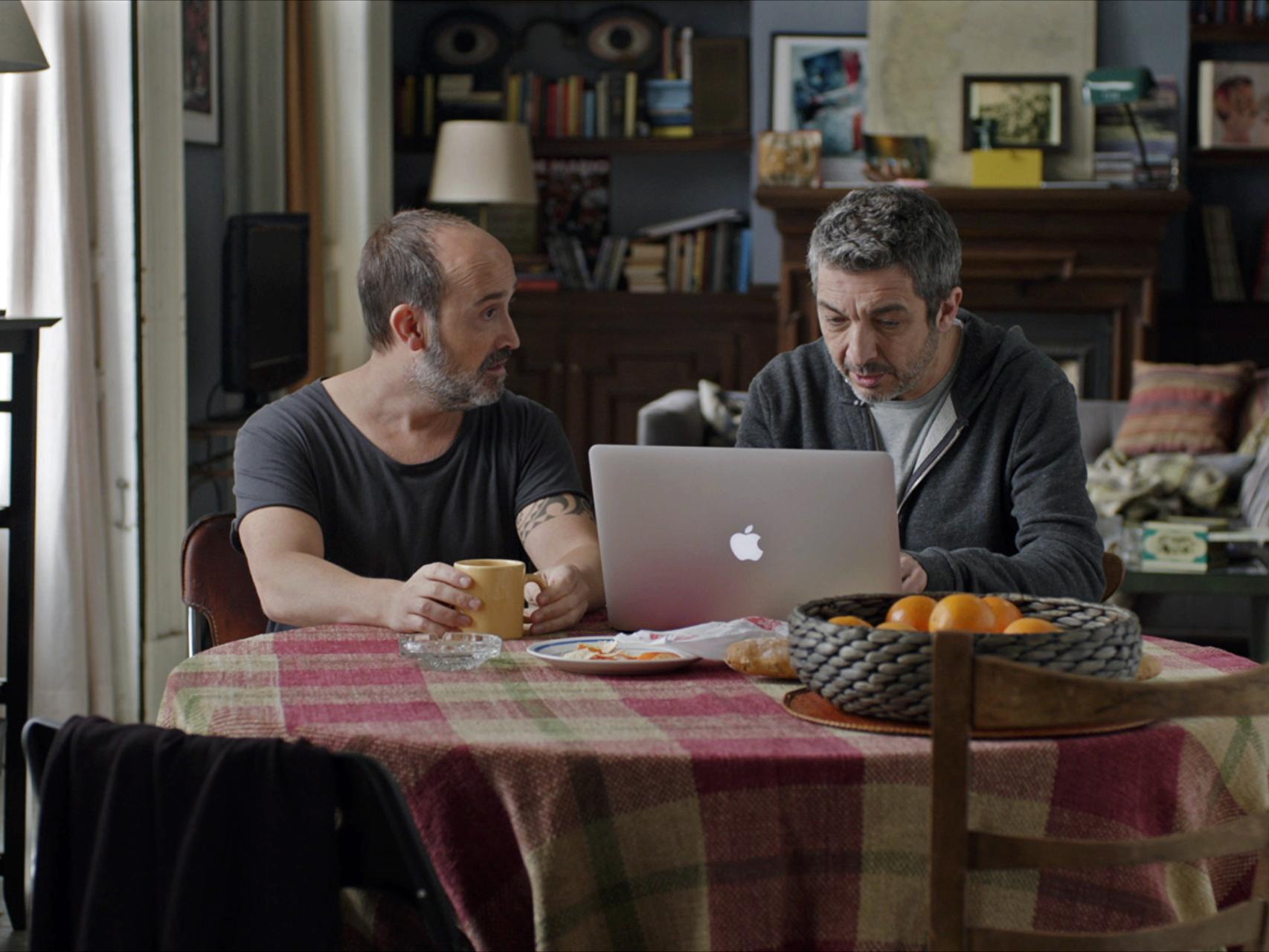 Javier Cámara y Ricardo Darín, en una escena de Truman.