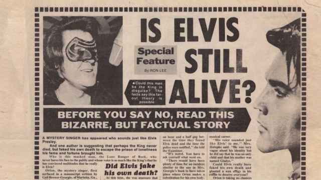 La prensa, en 1977, comenzó a fantasear con Orion y Elvis