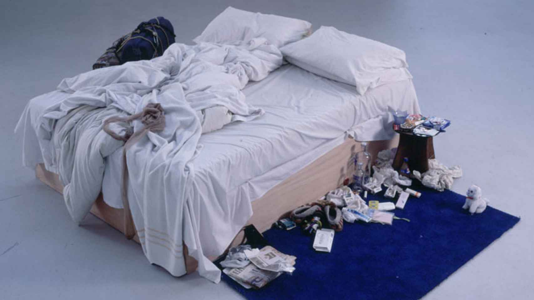 La obra de Tracey Emin, My bed.
