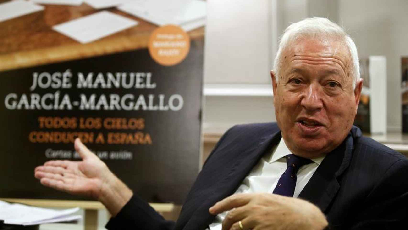 José Manuel García-Margallo, durante la presentación de su libro.