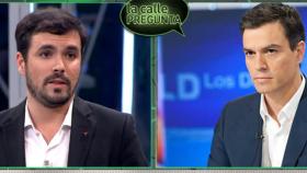 Alberto Garzón y Pedro Sánchez