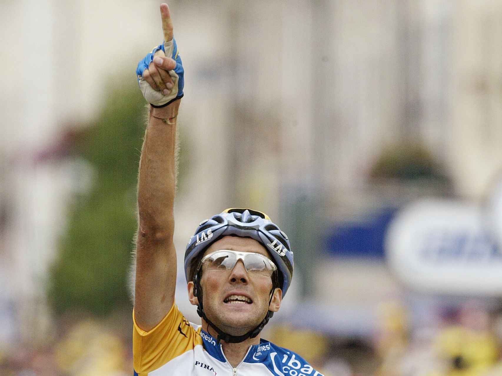 Lastras, en el Tour de Francia de 2003.