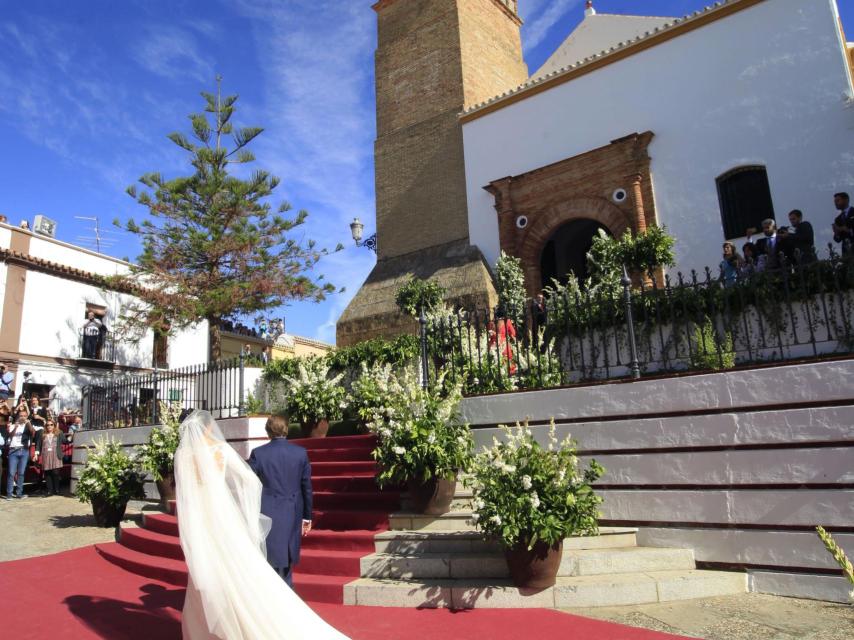 Entrada de la novia a la iglesia