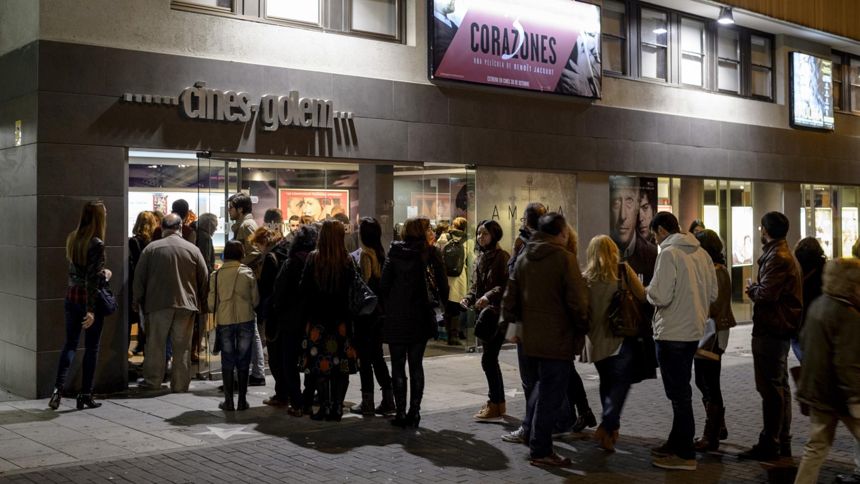 Espectadores en la última edición de la Fiesta del Cine, en Madrid