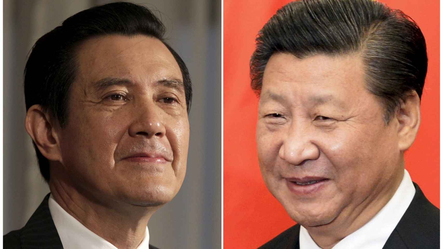 Los líderes taiwanés y chino, Ma Ying-jeou y Xi Jinping.