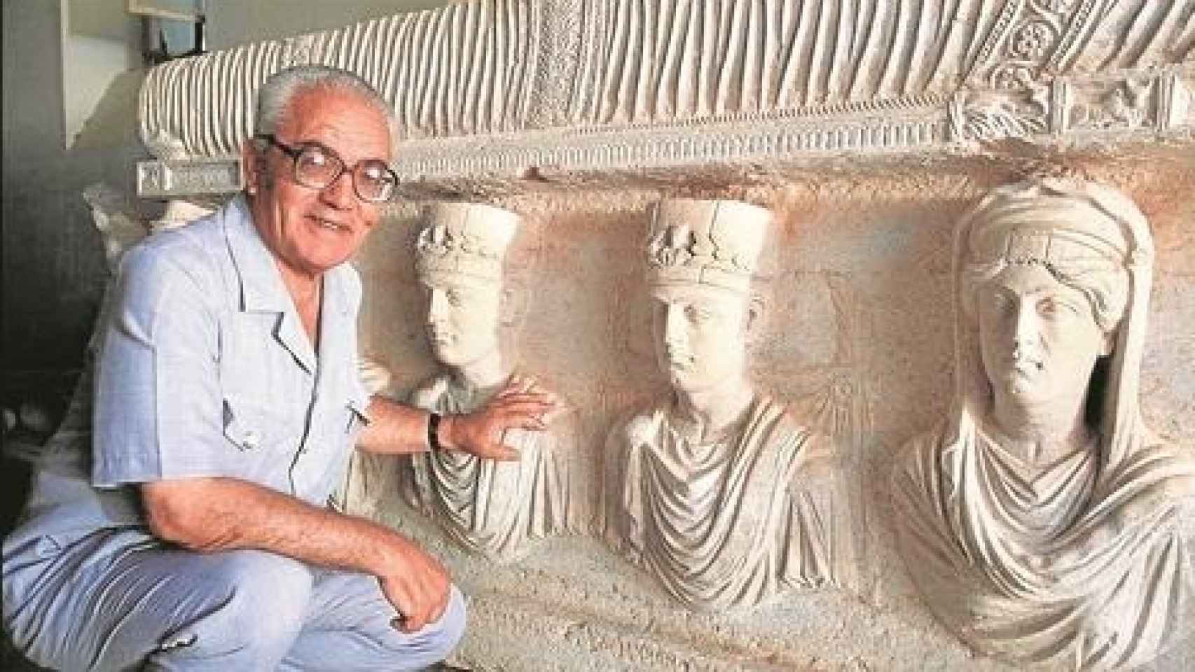 Khaled Al-Assad, víctima del Isis y padre de la arqueología siria.