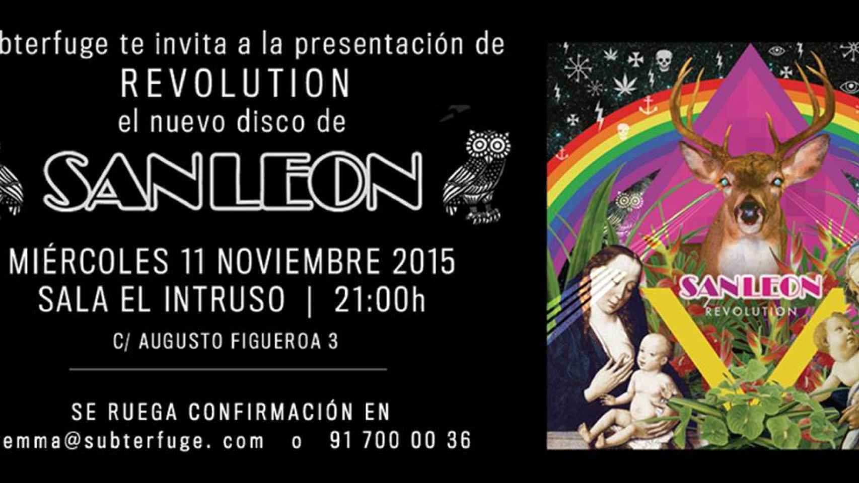 Presentación del disco 'Revolution' (San Leon), el grupo de Aldo Comas.