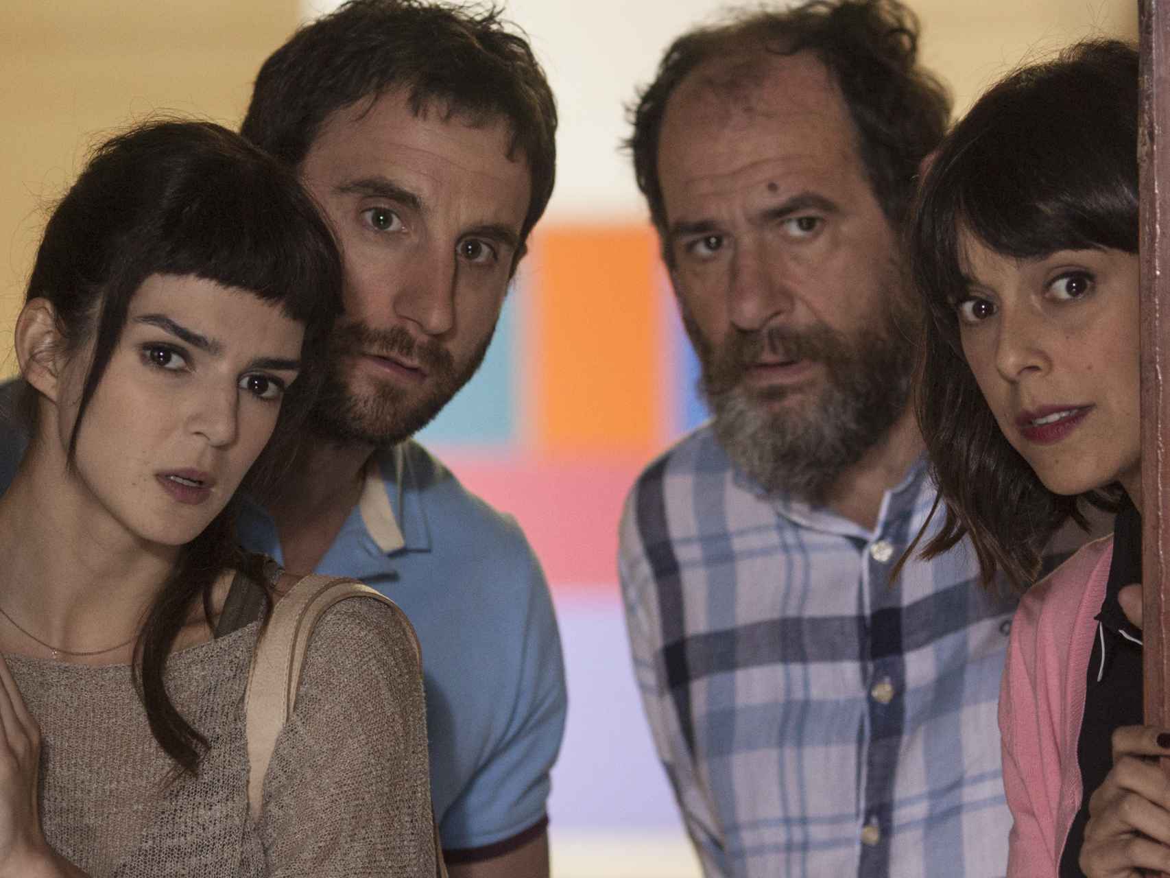 Clara Lago, Dani Rovira, Karra Elejalde y Belén Cuesta, en Ocho apellidos catalanes