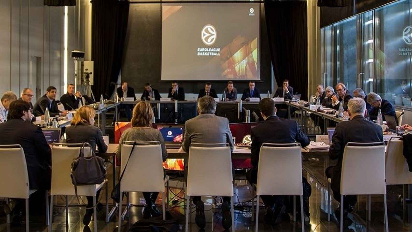 La reunión final de los clubes de la Euroliga con IMG se produjo en Barcelona.