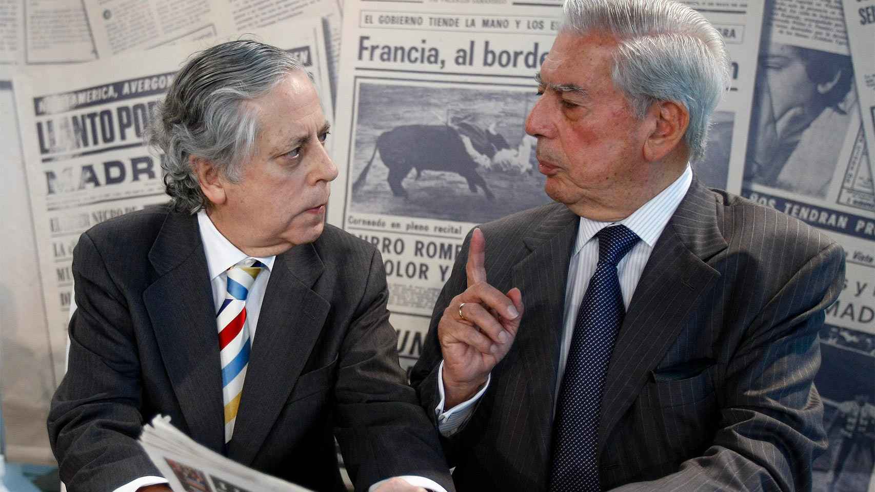 Miguel Ángel Aguilar y Mario Vargas Llosa