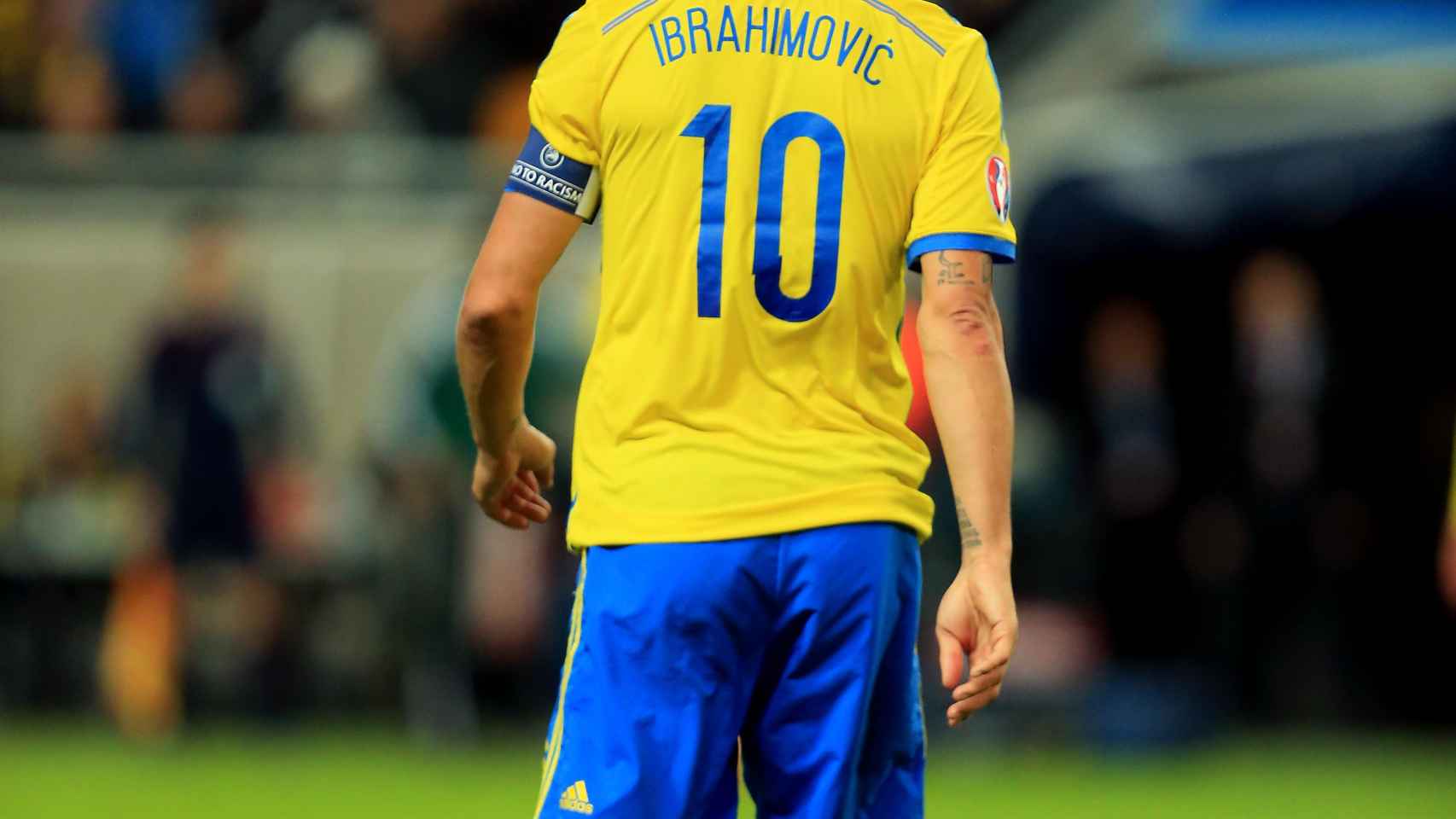 Ibrahimovic, en el último encuentro de Suecia.