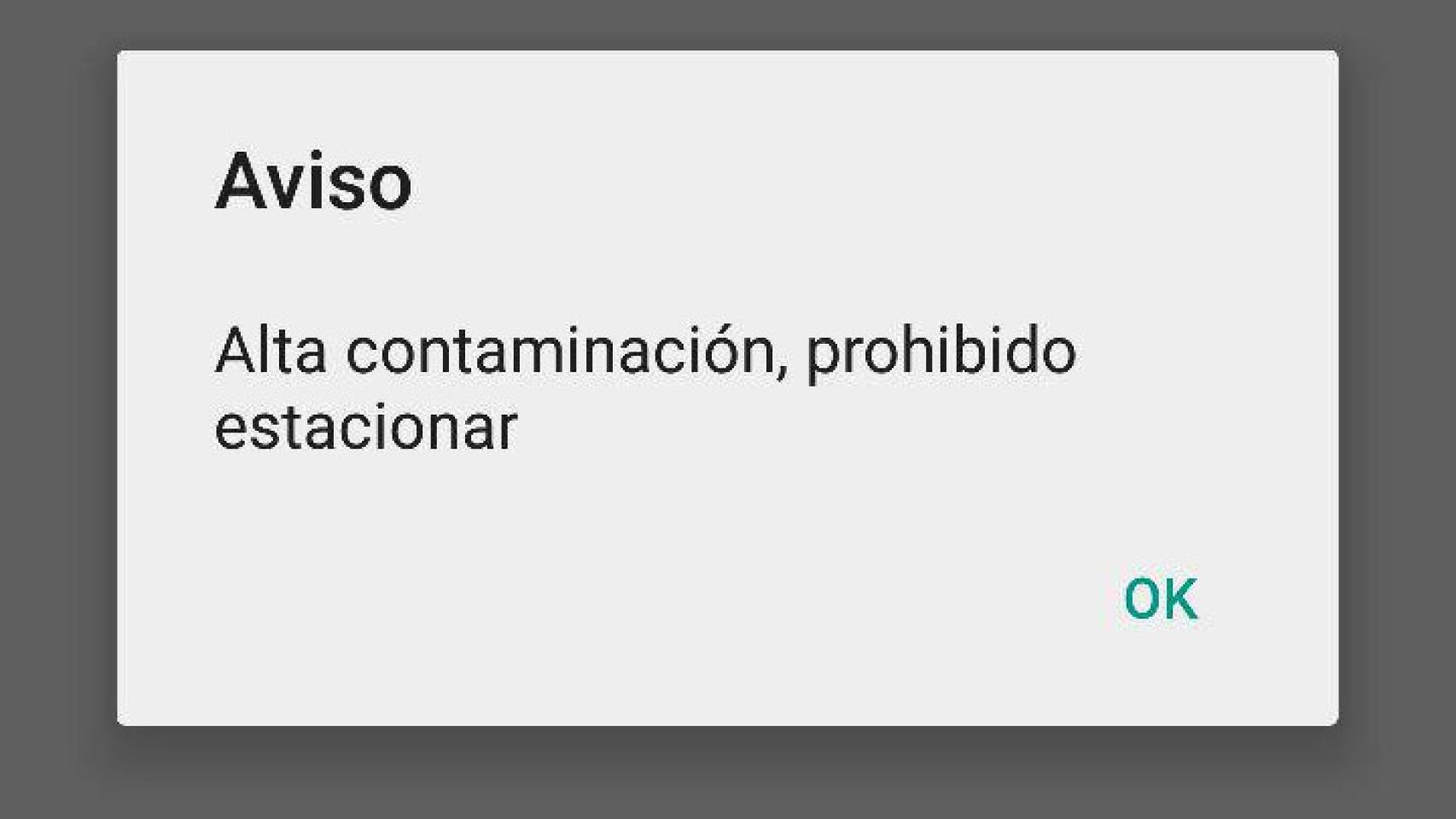 Las aplicaciones de aparcamiento dejan de funcionar por alta contaminación en Madrid