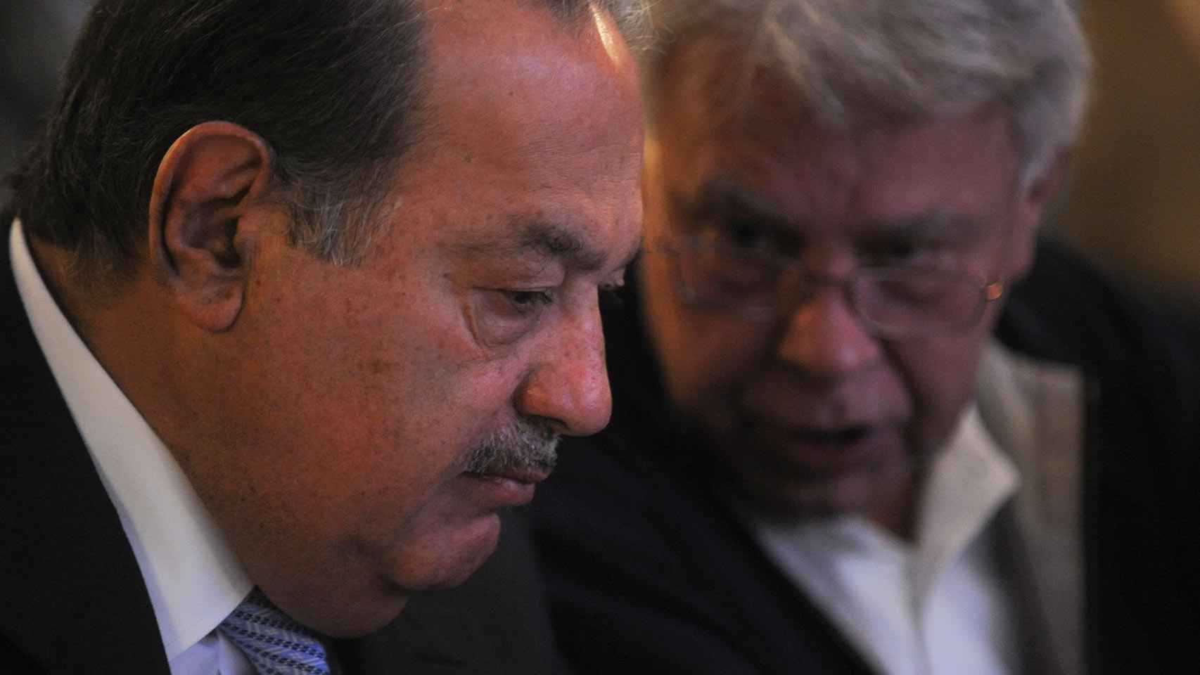 Carlos Slim y Felipe González mantienen una estrecha relación.