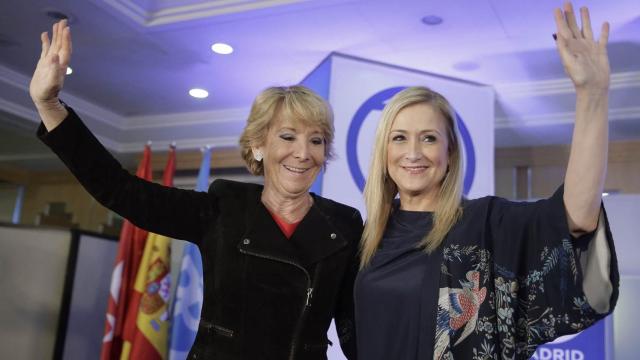 Esperanza Aguirre y Cristina Cifuentes