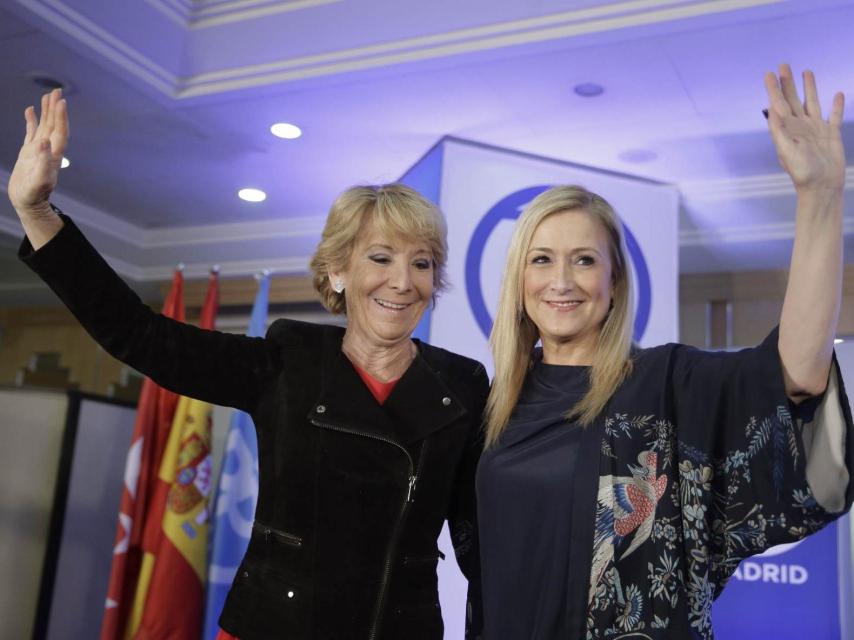 Esperanza Aguirre y Cristina Cifuentes