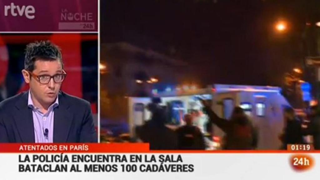 Sergio Martín durante el especial de 'La noche en 24 horas' (RTVE)