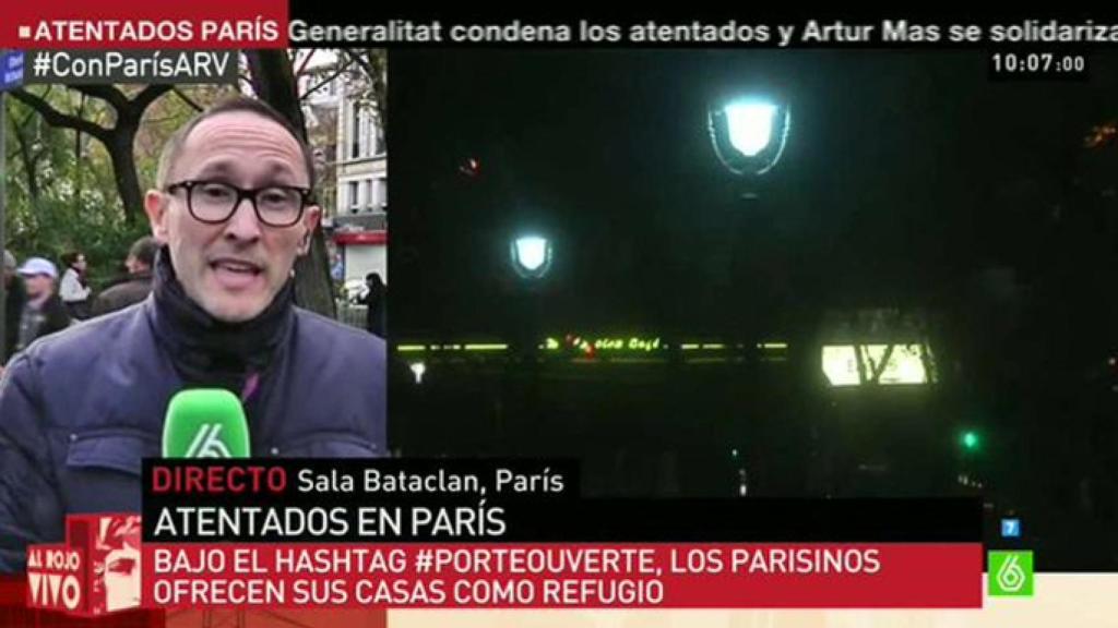 'Al rojo vivo' modifica su programación especial para cubrir los atentados de París (laSexta)