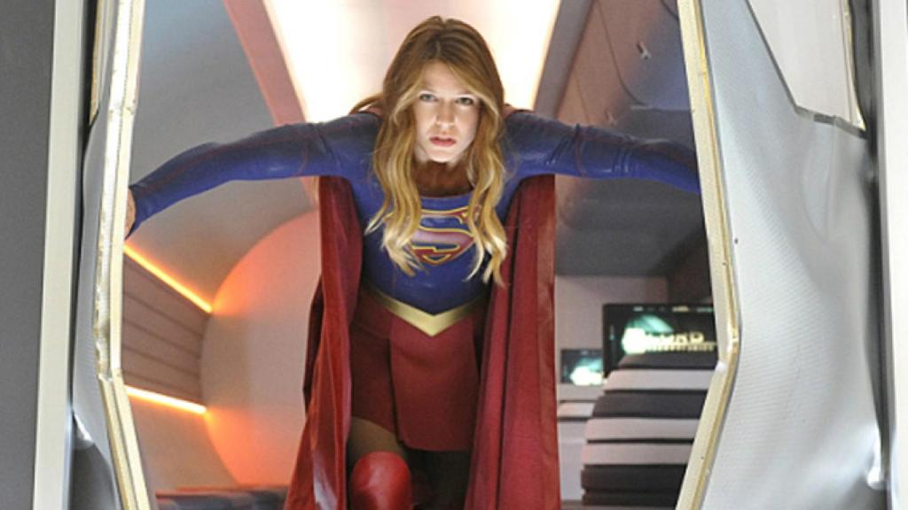 Melissa Benoist en una secuencia de 'Supergirl' (CBS)