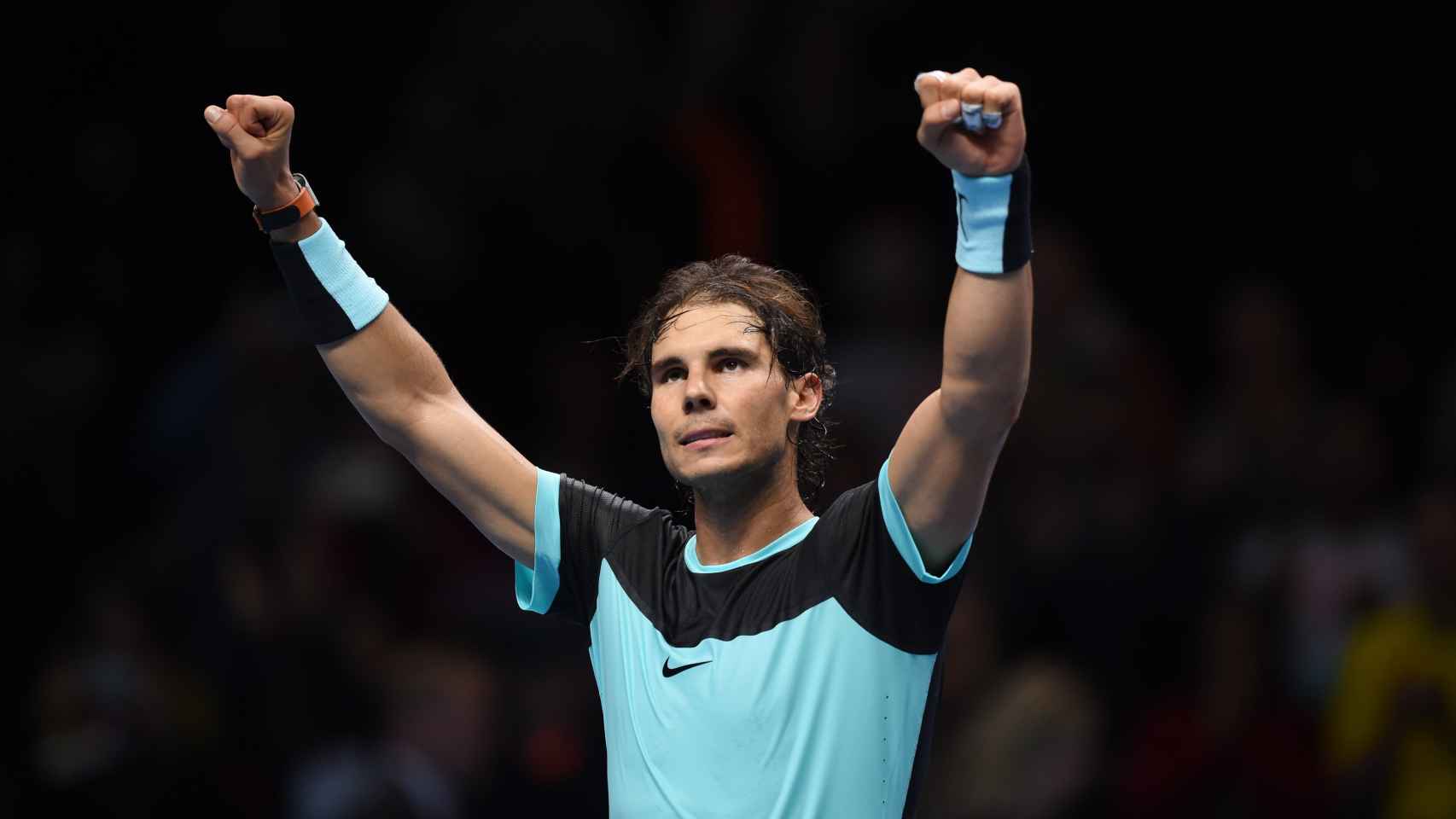 Rafa Nadal celebra su victoria ante Stan Wawrinka. / Reuters